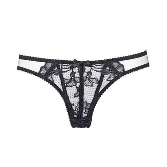 NWT Agentprovocateur Rozlyn Brief Black Size 2